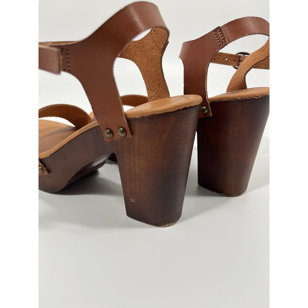 Madden Girl Womens Block Heels‎ 8.5 Brown Lightweight Wedding Guest Boho Cottage - Picture 7 of 11